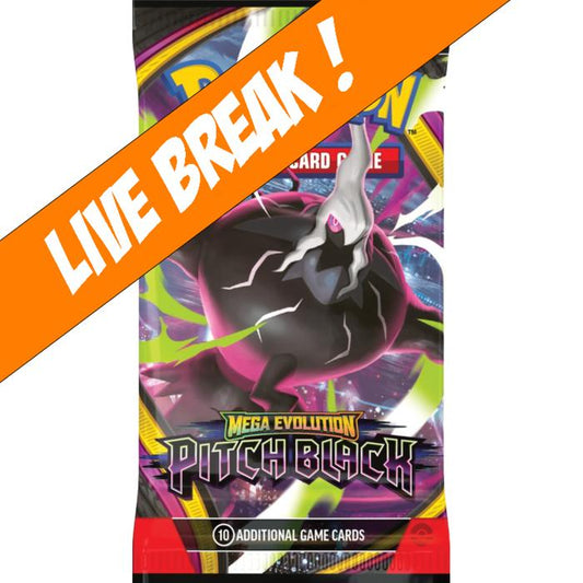 [ Live Break ] Pitch Black - Pokémon TCG: Mega Evolution ME05 Booster Pack