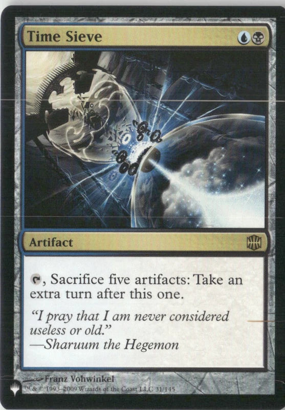 Scan Image | Time Sieve - The List Reprints | [3F8F2D18]