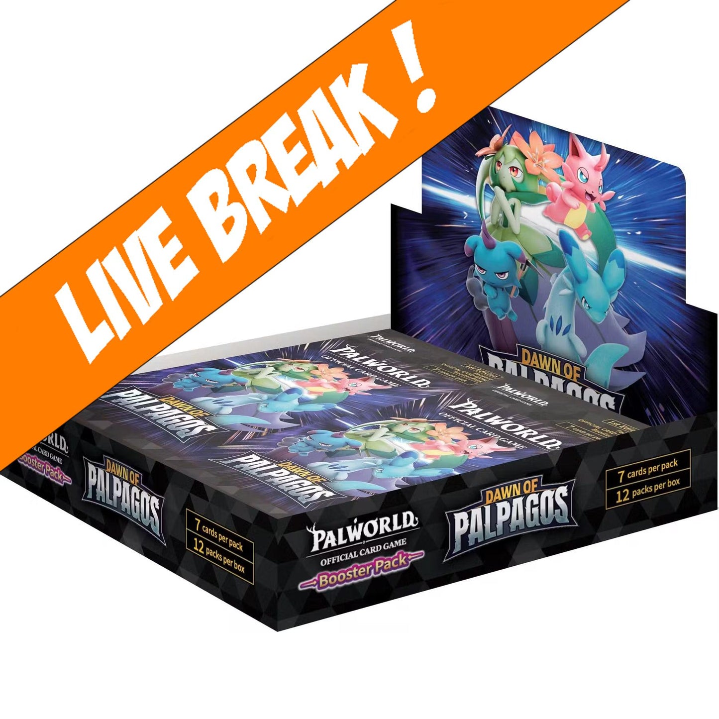 [ Live Break ] [Palworld OFFICIAL CARD GAME] BP01 Dawn of Palpagos Booster Box