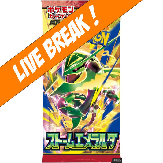 [ Live Break ] Storm Emeralda - Pokemon MEGA M6 Booster Pack (Japanese)
