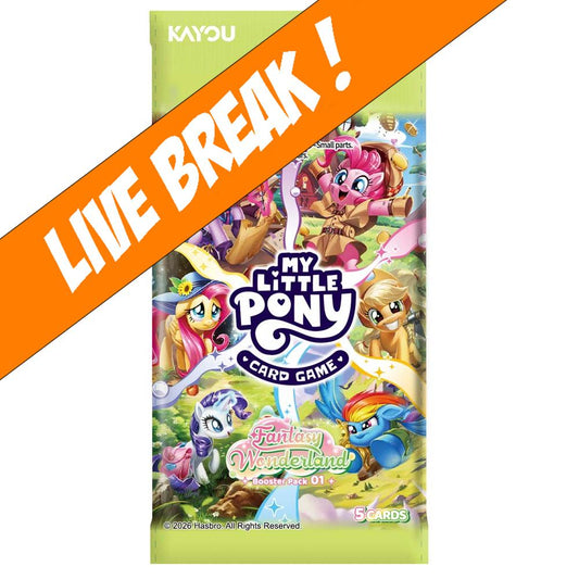 [ Live Break ] Kayou My Little Pony TCG: Fantasy Wonderland Series 1 Booster Pack