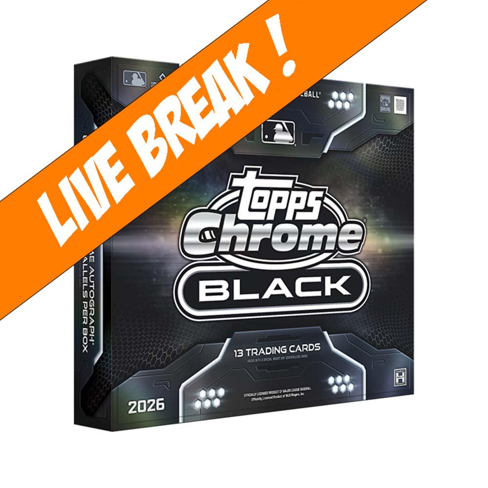 [ Live Break ] Topps 2026 Baseball Chrome Black 1 (Major League Baseball)