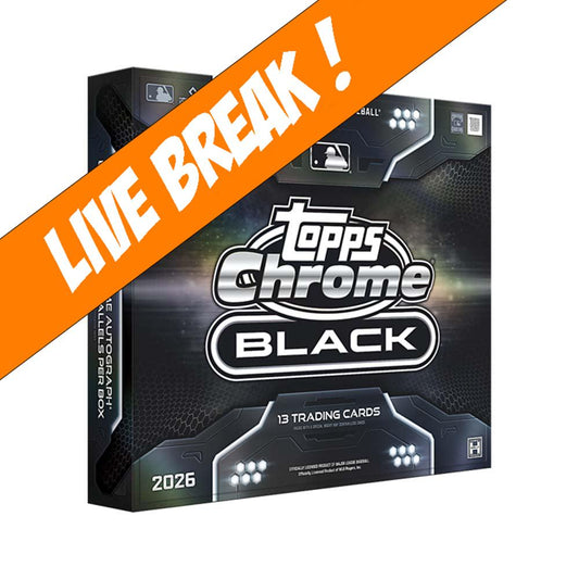[ Live Break ] Topps 2026 Baseball Chrome Black 1 (Major League Baseball)
