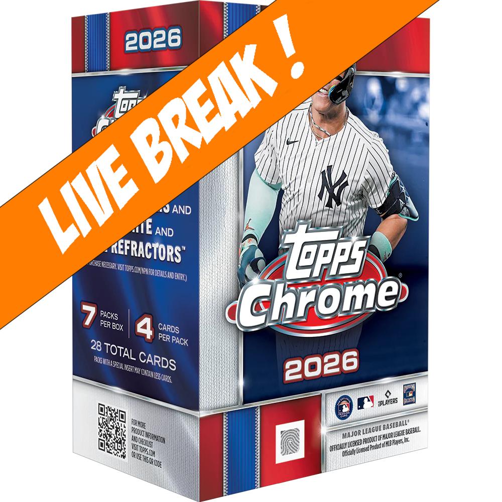 [ Live Break ] 2026 Topps Chrome Baseball Value Box