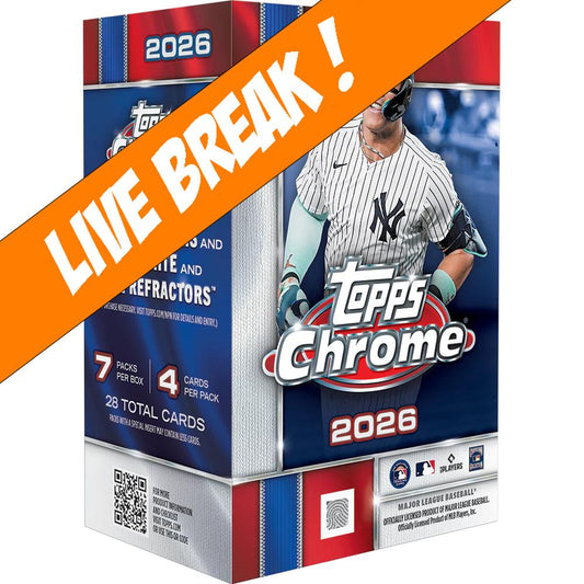 [ Live Break ] 2026 Topps Chrome Baseball Value Box