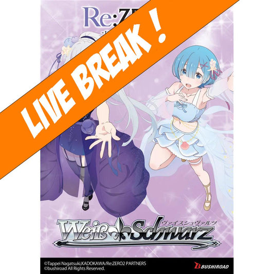 [ Live Break ] [Weiss Schwarz] Re:ZERO -Starting Life in Another World- Vol.3 - Booster Pack