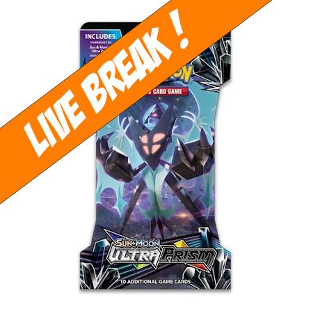 [ Live Break ] Ultra Prism - Pokémon TCG Sun & Moon Sleeve Booster Pack