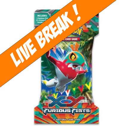 [ Live Break ] Furious Fists - Pokémon TCG XY Sleeve Booster Pack