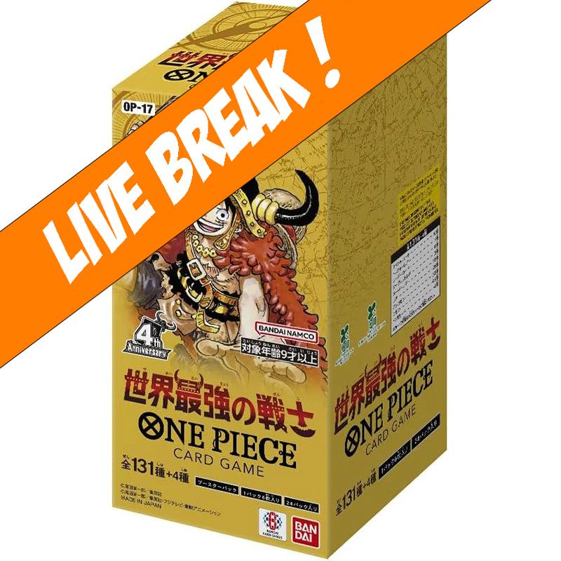 [ Live Break ] One Piece Card Game - The World's Strongest Warrior OP-17 Booster Box (Japanese)