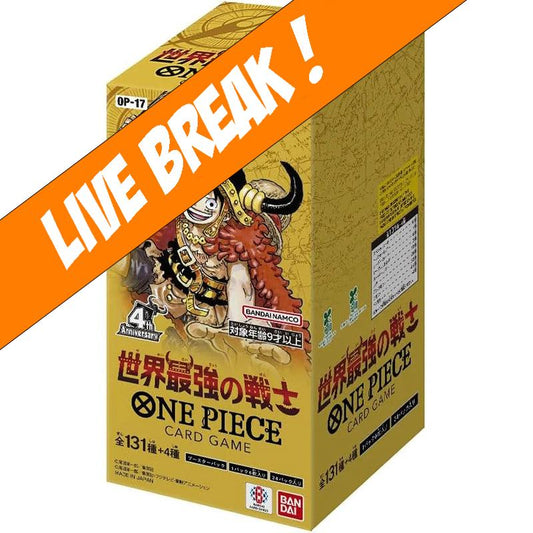 [ Live Break ] One Piece Card Game - The World's Strongest Warrior OP-17 Booster Box (Japanese)