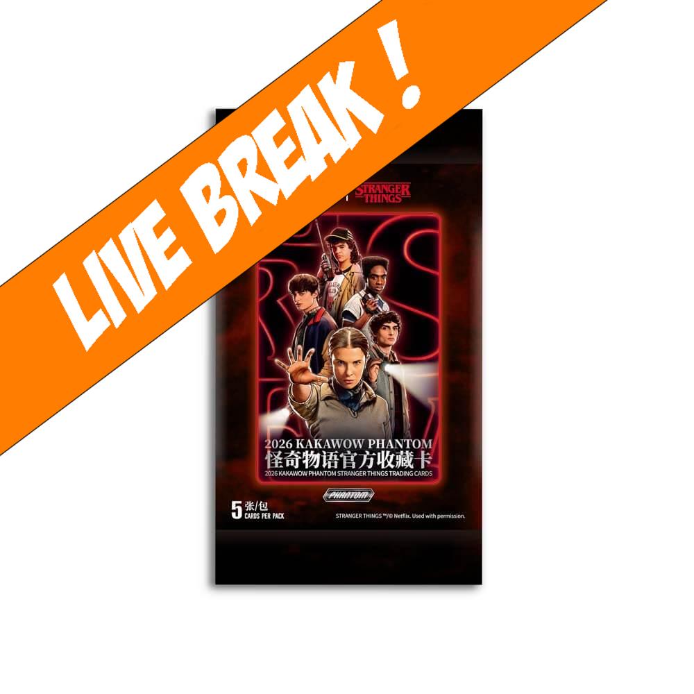 [ Live Break ] Kakawow PHANTOM Stranger Things Trading Cards Booster Pack