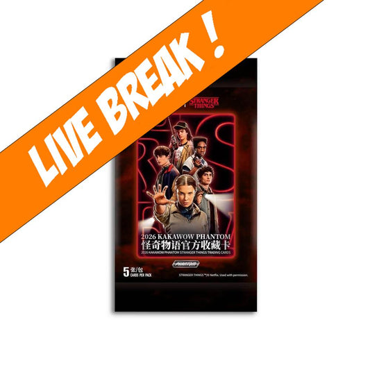 [ Live Break ] Kakawow PHANTOM Stranger Things Trading Cards Booster Pack