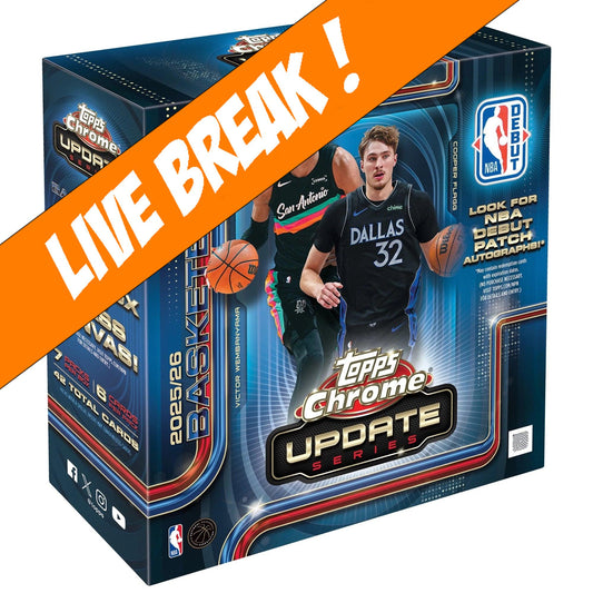[ Live Break ] 2025/26 Topps Chrome Update Series Basketball Mega Box