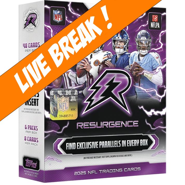 [ Live Break ]  2025 Topps Resurgence Football Mega Box