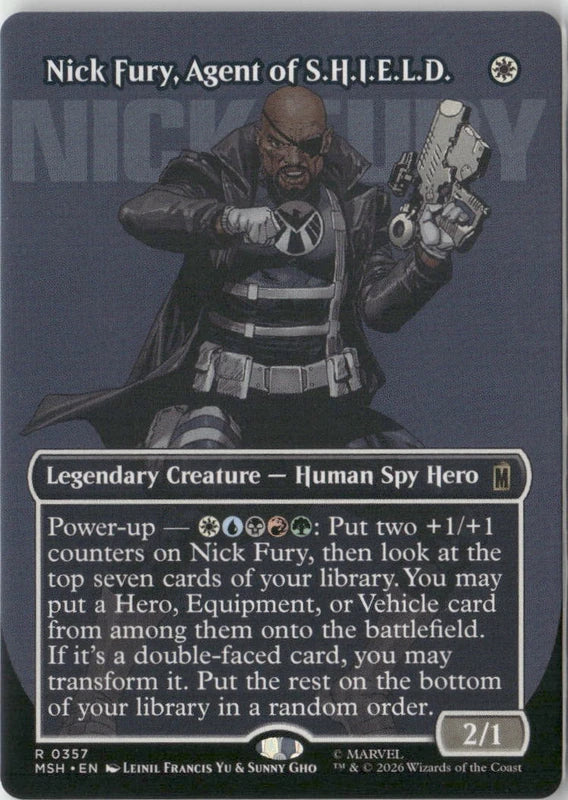Scan Image | Nick Fury, Agent of S.H.I.E.L.D. (Borderless) (0357) - Marvel Super Heroes | [48417525]