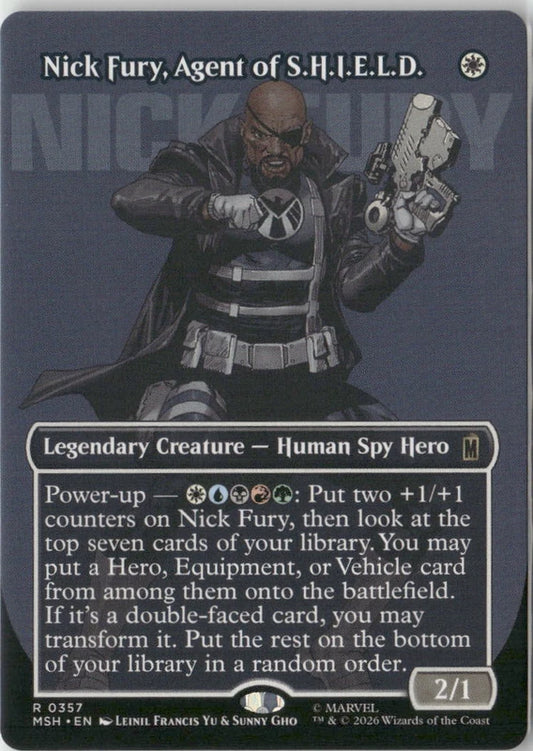 Scan Image | Nick Fury, Agent of S.H.I.E.L.D. (Borderless) (0357) - Marvel Super Heroes | [48417525]