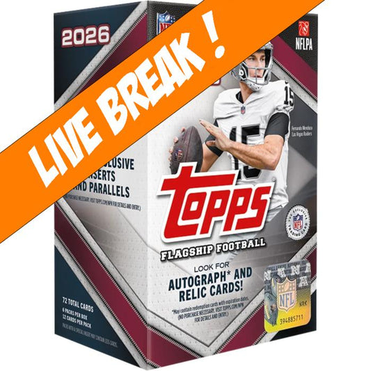 [ Live Break ] 2026 Topps NFL Flagship Football Value Box