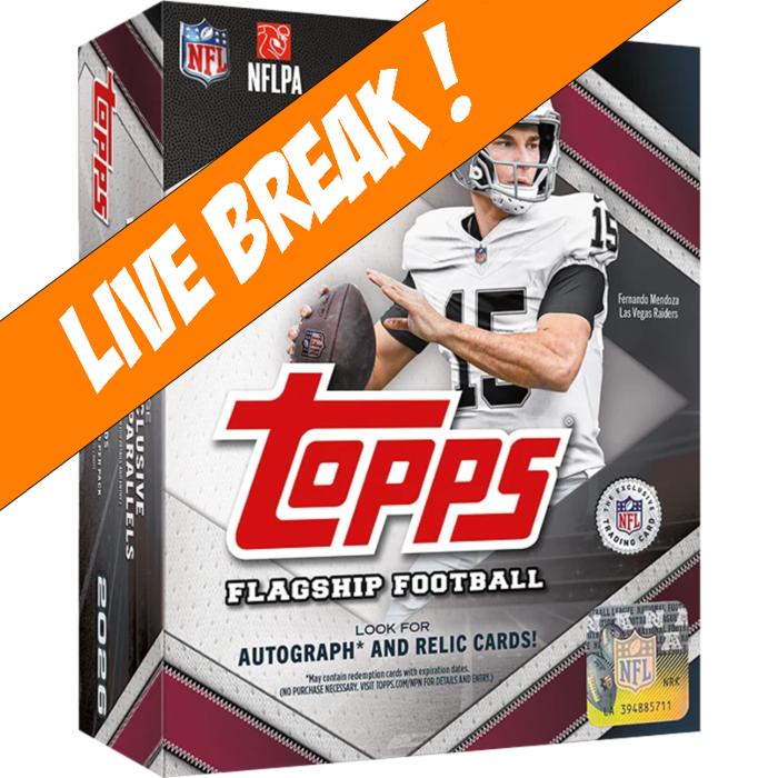 [ Live Break ] 2026 Topps NFL Flagship Football Mega Box