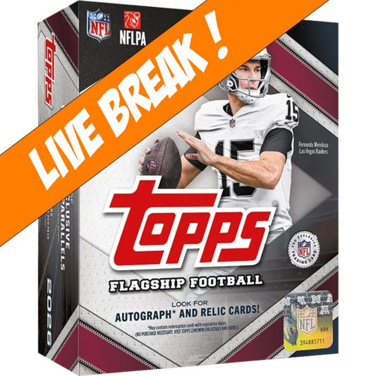 [ Live Break ] 2026 Topps NFL Flagship Football Mega Box
