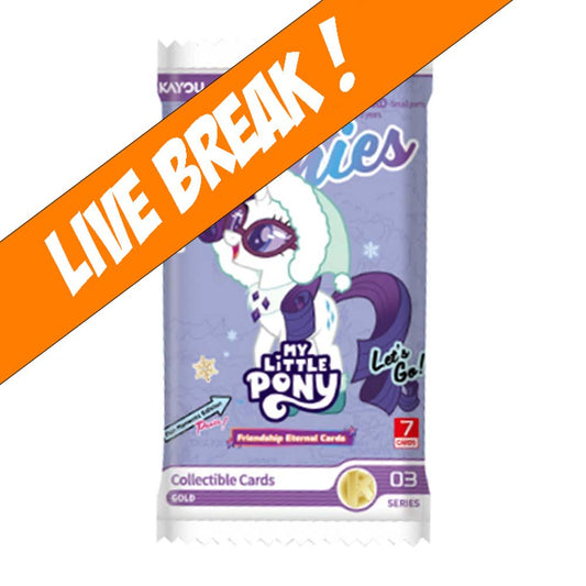 [ Live Break ] Kayou My Little Pony Friendship Eternal Fun Moments Foil Series 3 Booster Pack