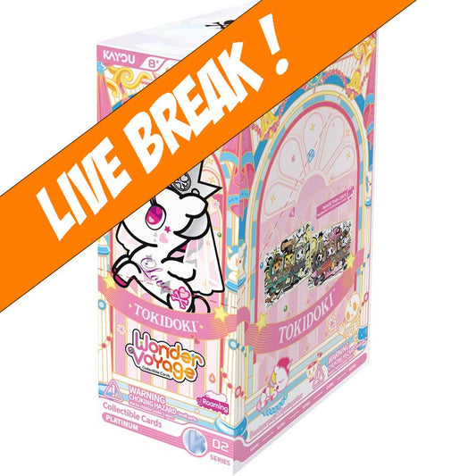[ Live Break ] Kayou Tokidoki Wonder Voyage Collectible Trading Cards Roaming Edition Foil Series 2 Booster Box
