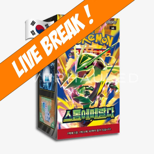 [ Live Break ] Storm Emeralda (Korean) - Pokémon TCG M6 Booster Box