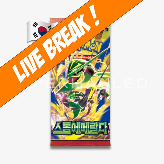 [ Live Break ] Storm Emeralda (Korean) - Pokémon TCG M6 Booster Pack