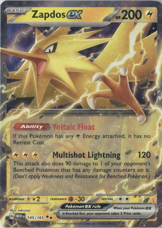 Zapdos ex - 145/165 - SV: Scarlet & Violet 151
