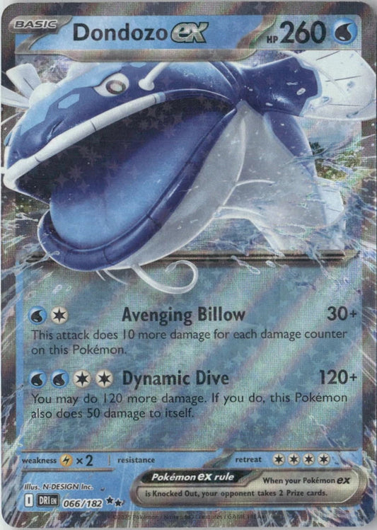 Dondozo ex - 066/182 - SV10: Destined Rivals