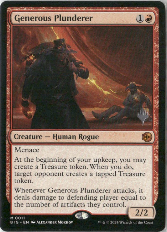 Scan Image | Generous Plunderer - Promo Pack: Outlaws of Thunder Junction | [C0ADFC8B]