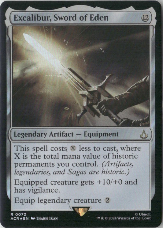Scan Image | Excalibur, Sword of Eden - Universes Beyond: Assassin's Creed | [9124970F]