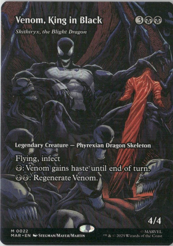 Scan Image | Venom, King in Black - Skithiryx, the Blight Dragon (Borderless) - Marvel Universe Eternal-Legal | [43362B85]