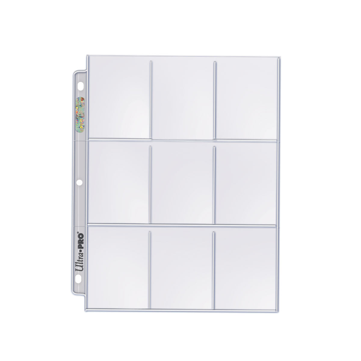 Ultra Pro: 18-Pocket Silver Series Page for Standard Size Cards - AMZ Bundle 25-count pack