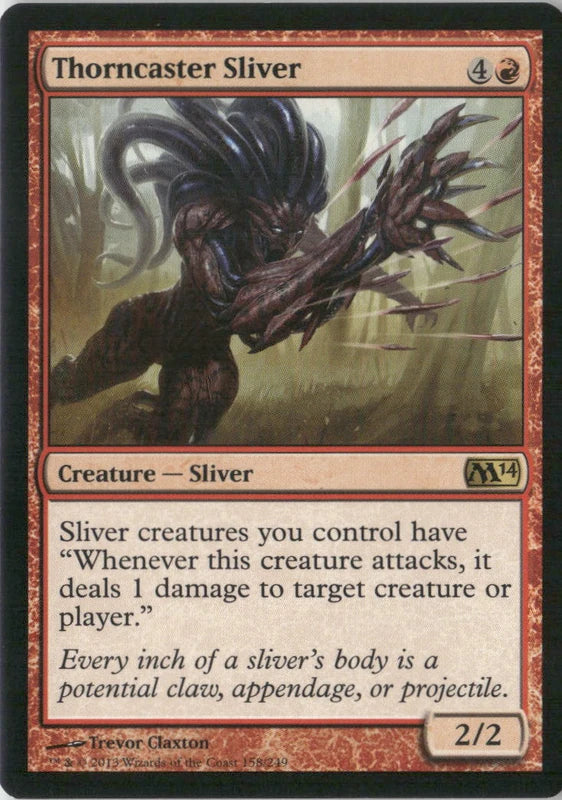 Scan Image | Thorncaster Sliver - Magic 2014 (M14) | [7B41589A]