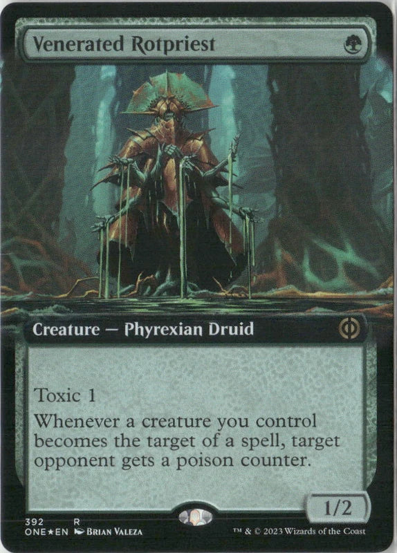 Scan Image | Venerated Rotpriest (Extended Art) - Phyrexia: All Will Be One | [5E450E36]