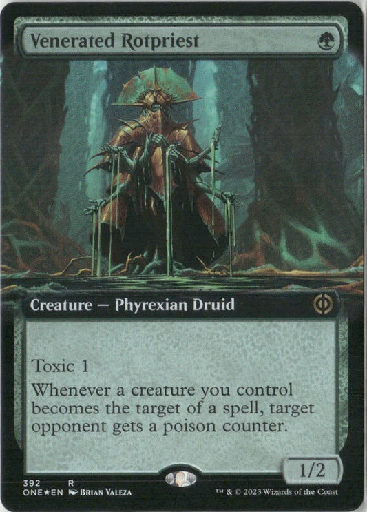 Scan Image | Venerated Rotpriest (Extended Art) - Phyrexia: All Will Be One | [5E450E36]