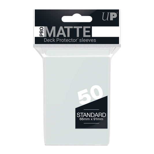 Ultra Pro: PRO-Matte 50ct Standard Deck Protector sleeves: Clear