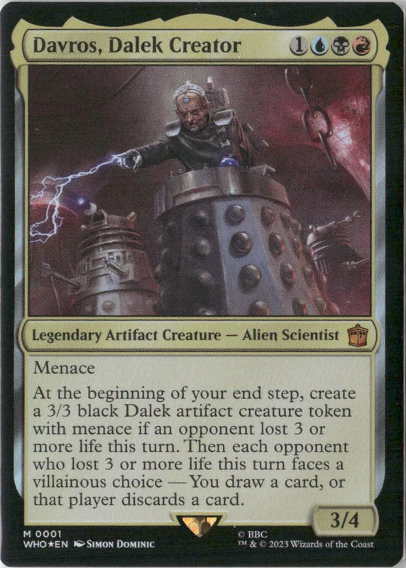 Scan Image | Davros, Dalek Creator (Surge Foil) - Universes Beyond: Doctor Who | [7530FAF4]
