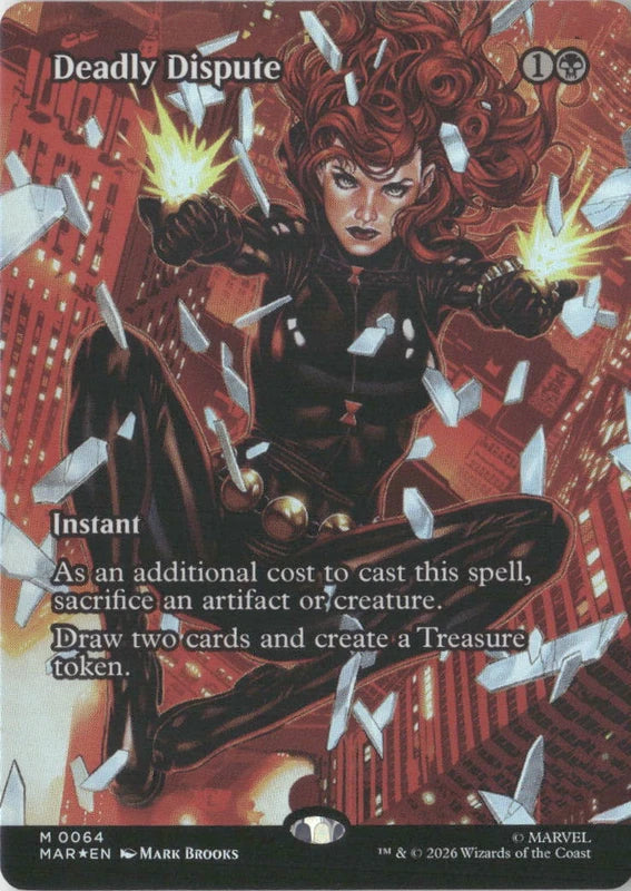 Scan Image | Deadly Dispute (Borderless) - Marvel Universe Eternal-Legal | [C520C7F0]