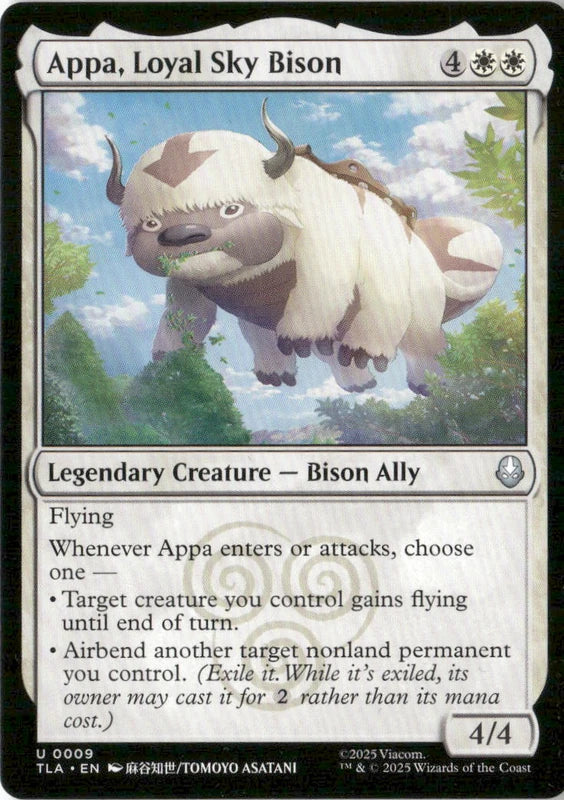 Appa, Loyal Sky Bison - Avatar: The Last Airbender