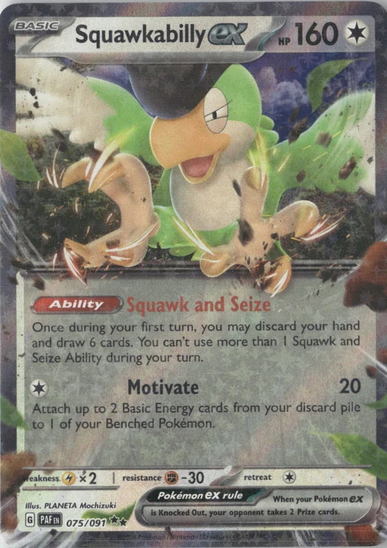 Squawkabilly ex - 075/091 - SV: Paldean Fates