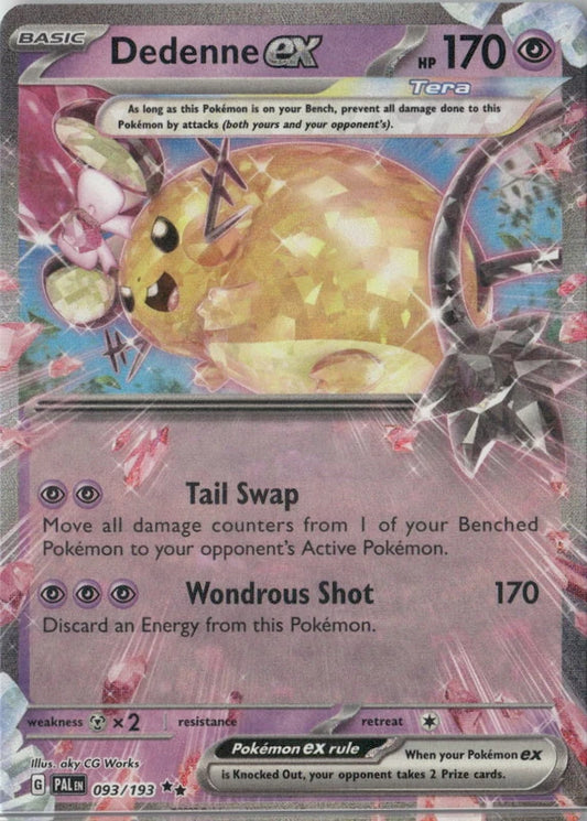 Dedenne ex - 093/193 - SV02: Paldea Evolved