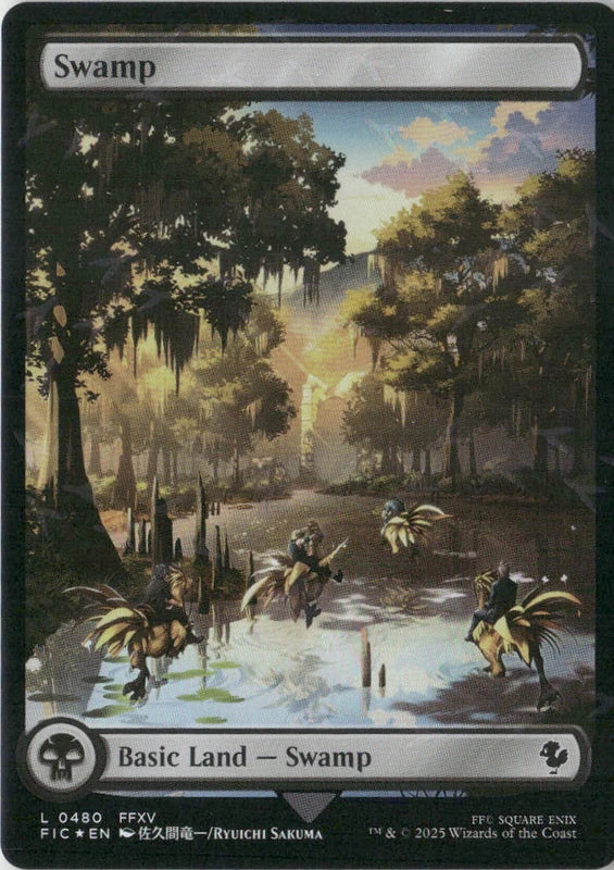 Scan Image | Swamp (Chocobo Track Foil) - Commander: FINAL FANTASY | [DEA1D677]