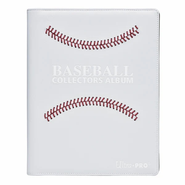 Ultra Pro: White Stitched Baseball Premium PRO-Binder