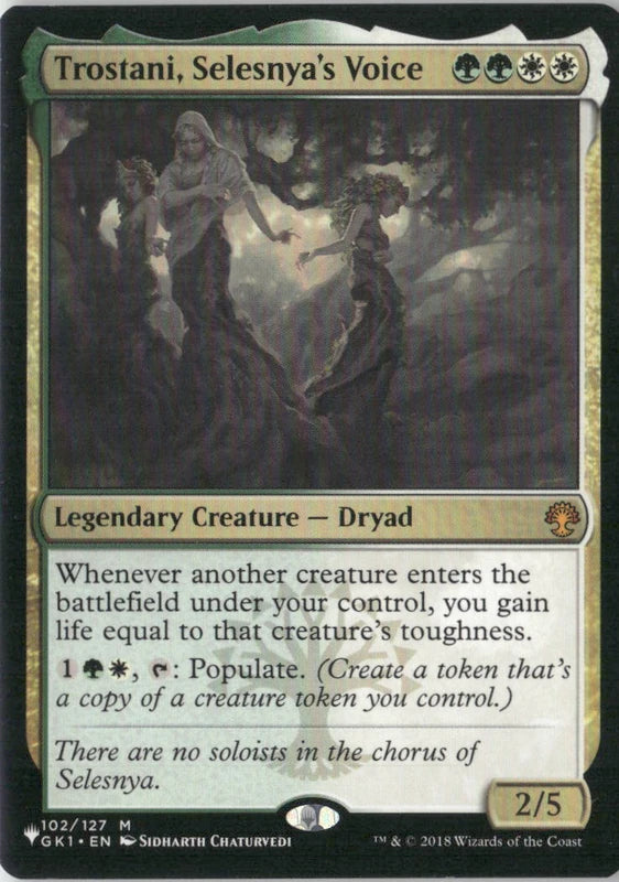 Scan Image | Trostani, Selesnya's Voice - The List Reprints | [3045D69E]
