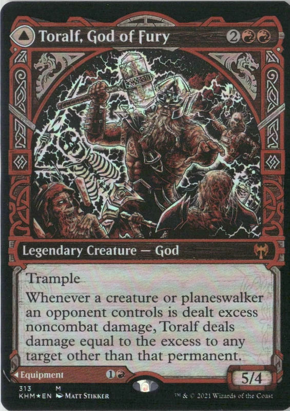 Scan Image | Toralf, God of Fury (Showcase) - Kaldheim | [6F0FA57C]