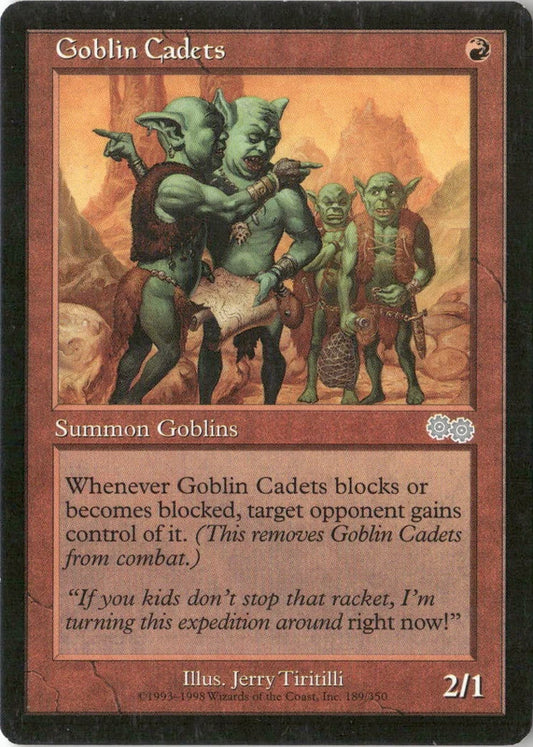 Goblin Cadets - Urza's Saga
