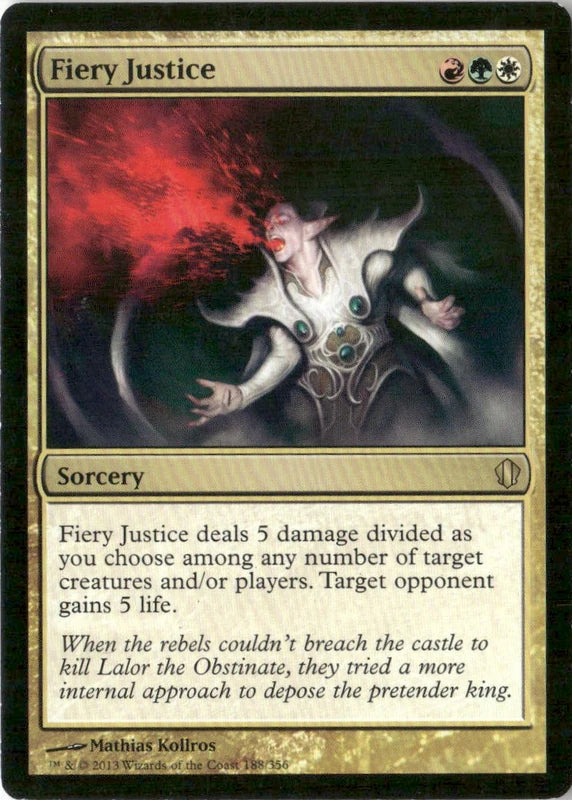 Fiery Justice - Commander 2013