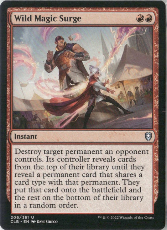 Scan Image | Wild Magic Surge - Commander Legends: Battle for Baldur's Gate | [8C7F5A11]