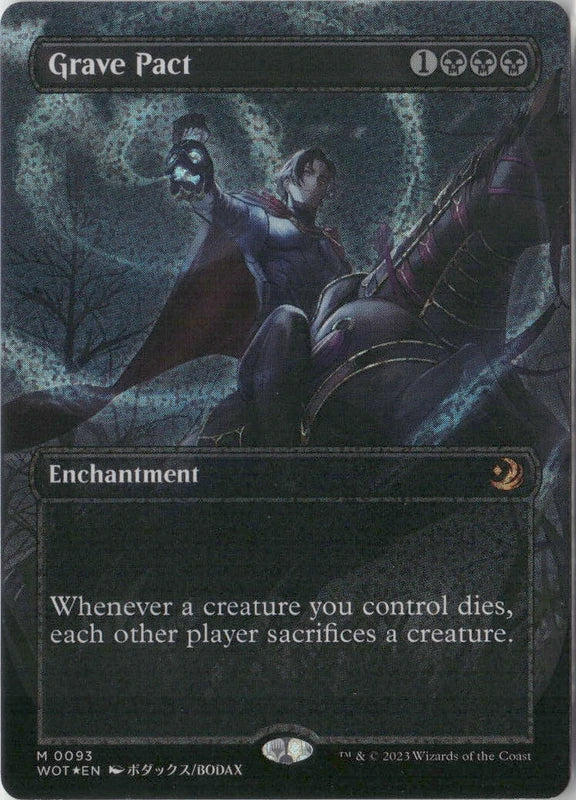 Scan Image | Grave Pact (Anime Borderless) - Wilds of Eldraine: Enchanting Tales | [5B41A017]